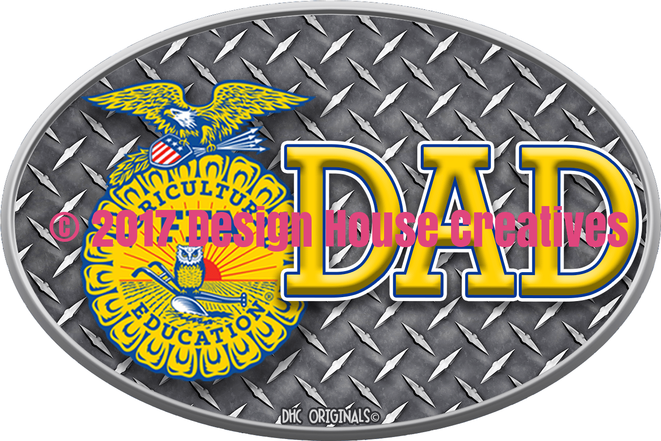 Officially Licensed Ffa™ Gray Grunge Dp Decal - Ffa (1500x1500), Png Download