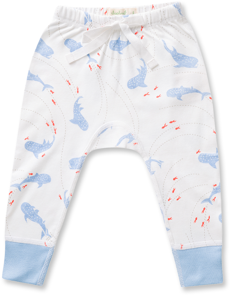 Whale Shark Pants - Pajamas (1078x1078), Png Download