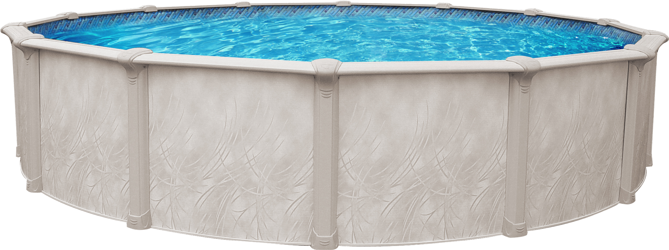 Above Ground Mystic Palm Pool - Swimming Pool (2555x1176), Png Download