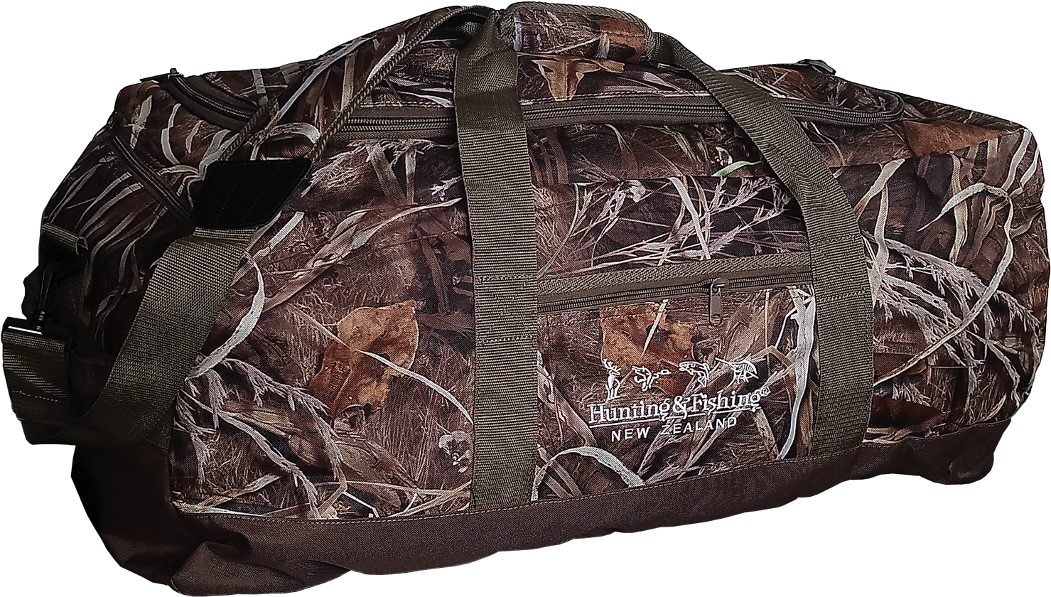 Hunting & Fishing New Zealand Camo Cargo Bag Available - Duffel Bag (1600x1417), Png Download
