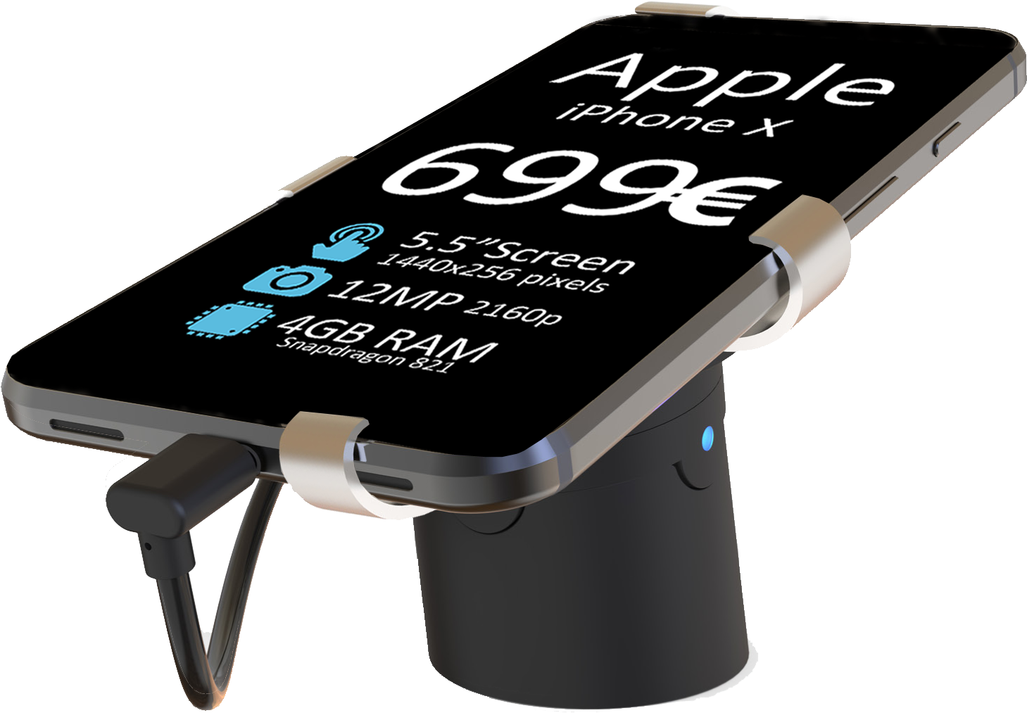 Vise5 Q Securing Iphone X - Gadget (1920x1080), Png Download