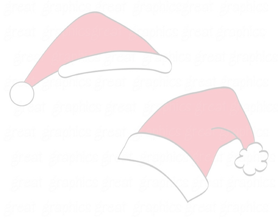 Santa Hat Clip Art (900x721), Png Download