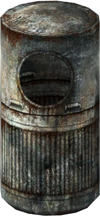 630 X 758 9 0 - Fallout 3 Trash Can (630x758), Png Download