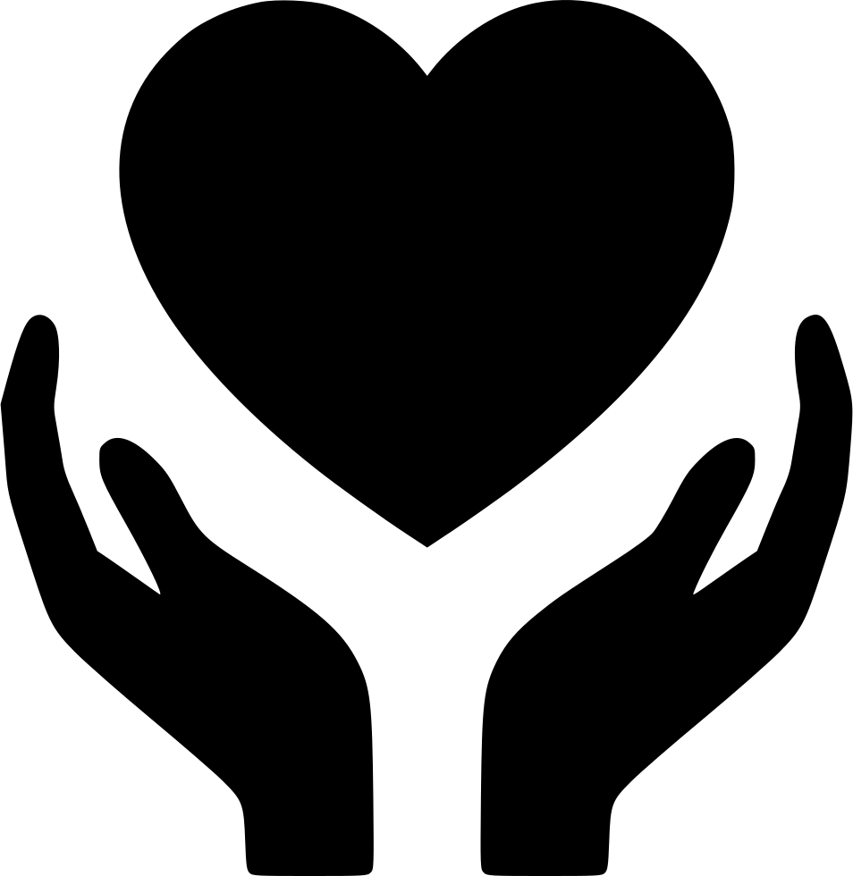 Png File Svg - Heart In Hand Icon (954x980), Png Download