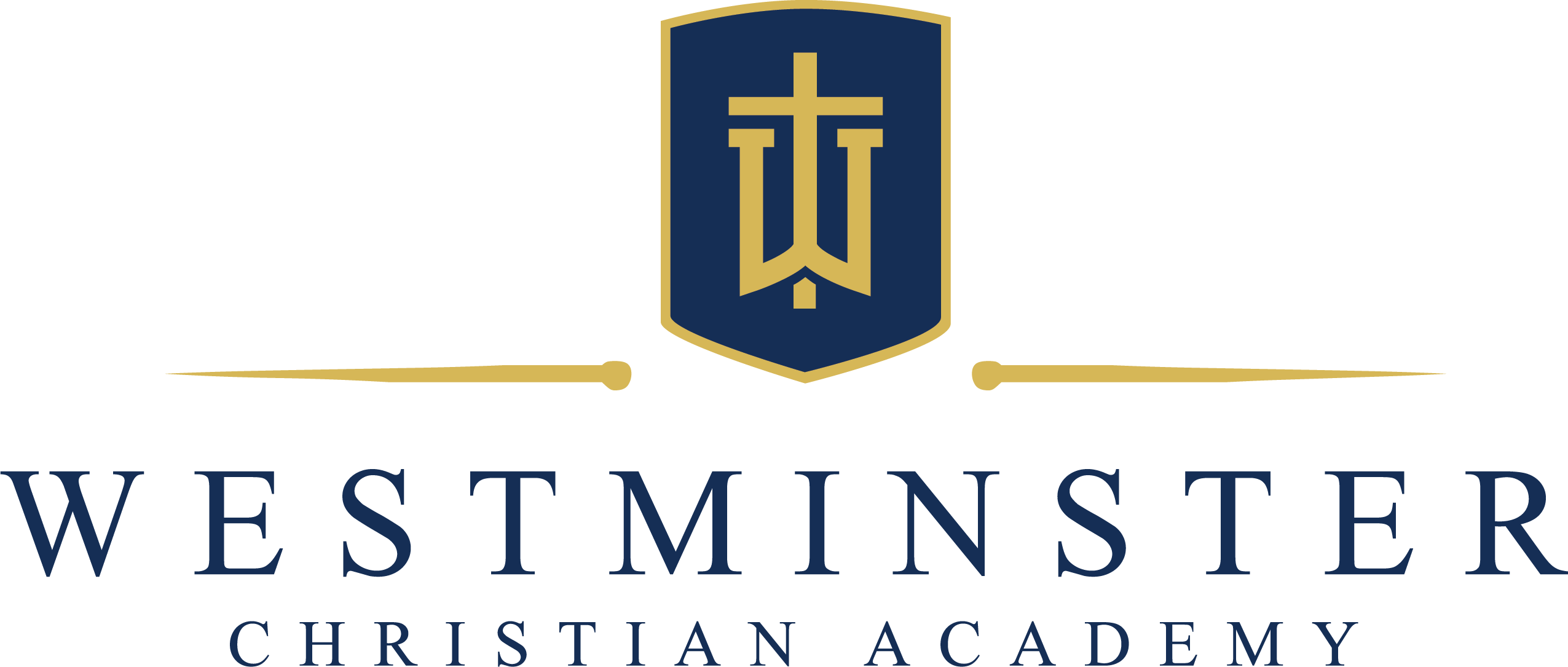 Westminster Christian Academy - Cross (2551x1085), Png Download