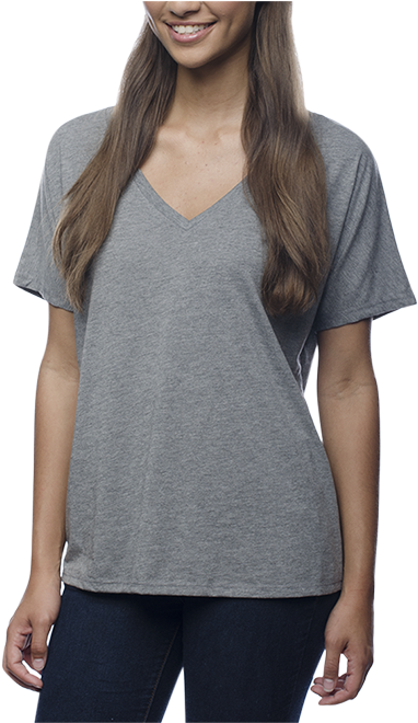 Bella Canvas - Girl (600x659), Png Download