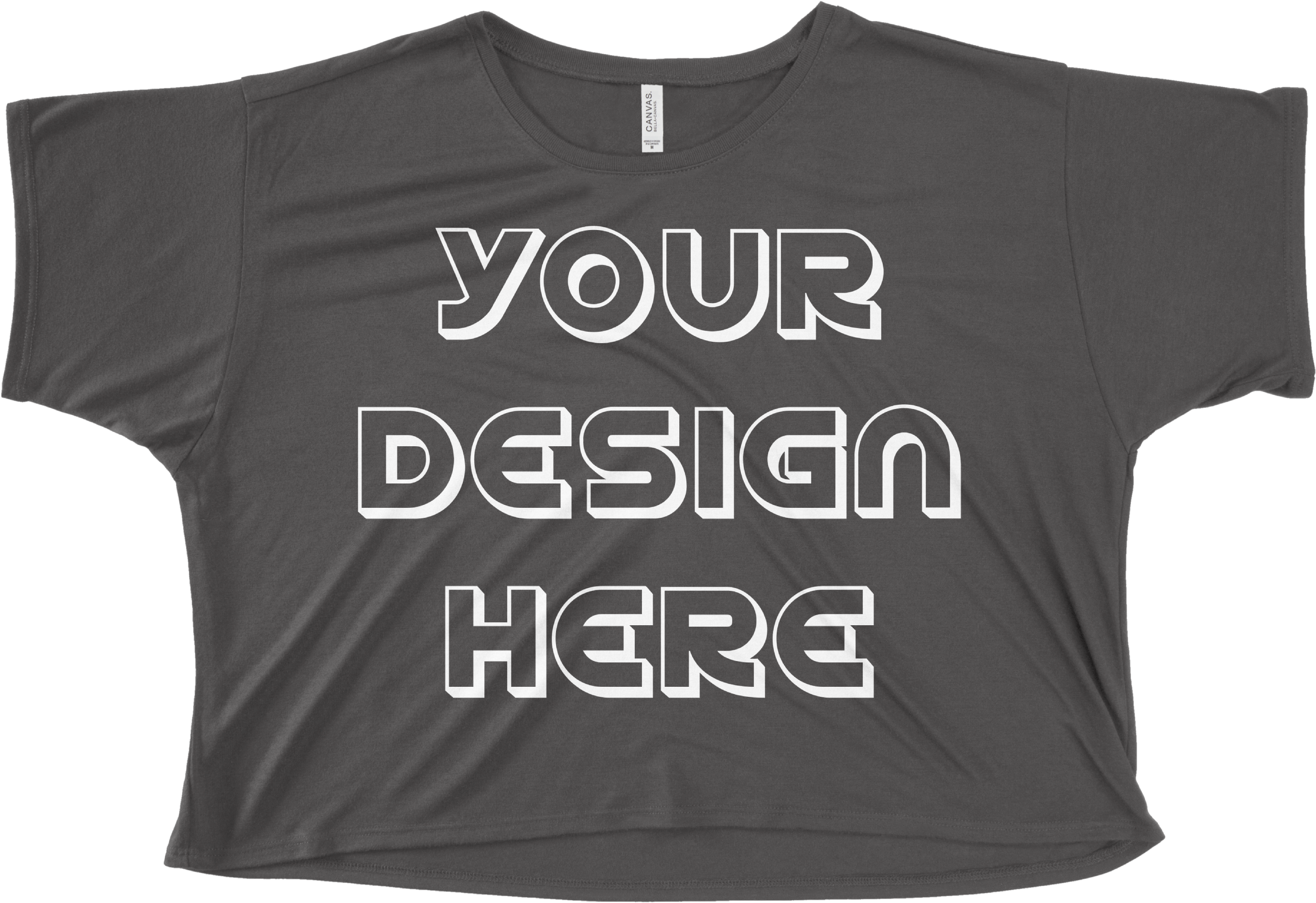 Bella Canvas 8881 Women's Flowy Boxy Tshirt - Active Shirt (3000x3000), Png Download