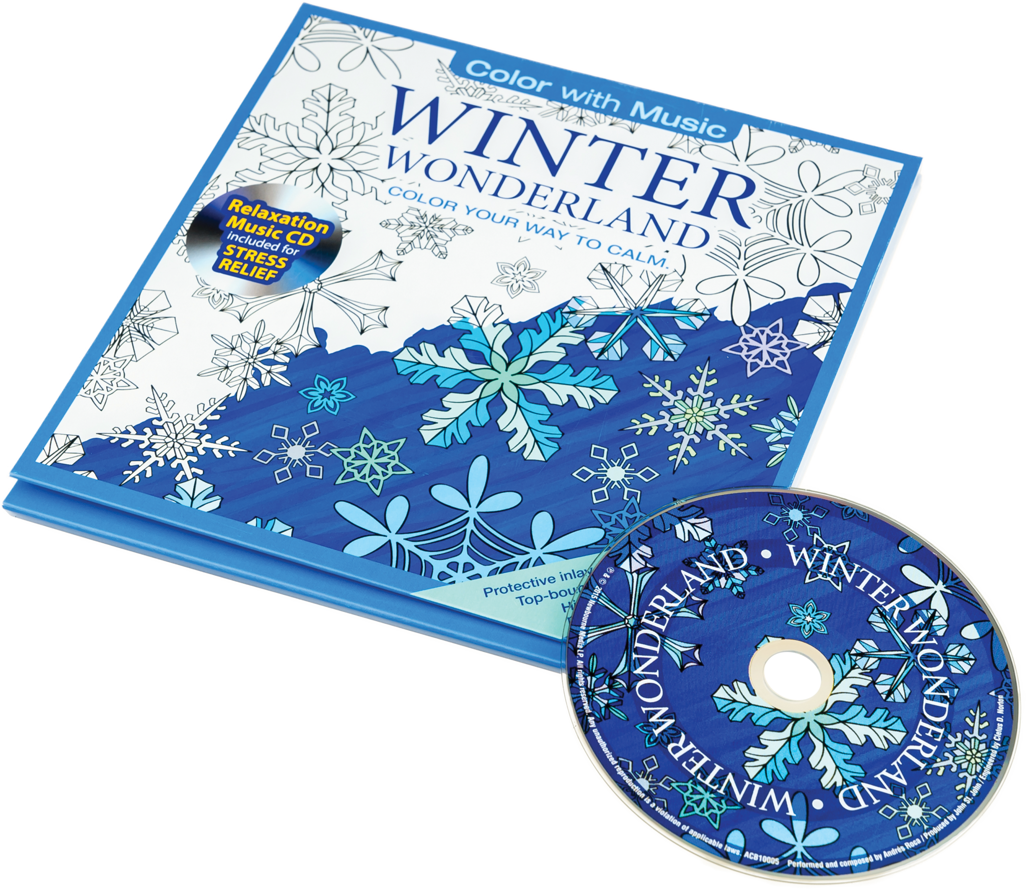 Color With Music Winter Wonderland Adult Coloring Book - Art Paper (2048x1775), Png Download