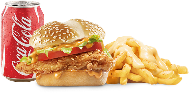 Legend Burger Meal - Kfc Legend Burger Meal (1024x382), Png Download