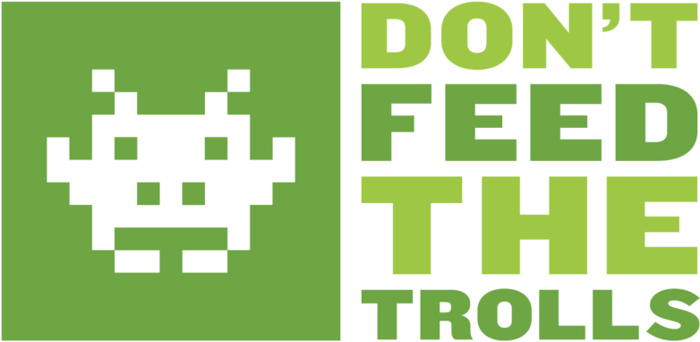 Trolls Logo Png - Don T Feed The Trolls (1000x601), Png Download