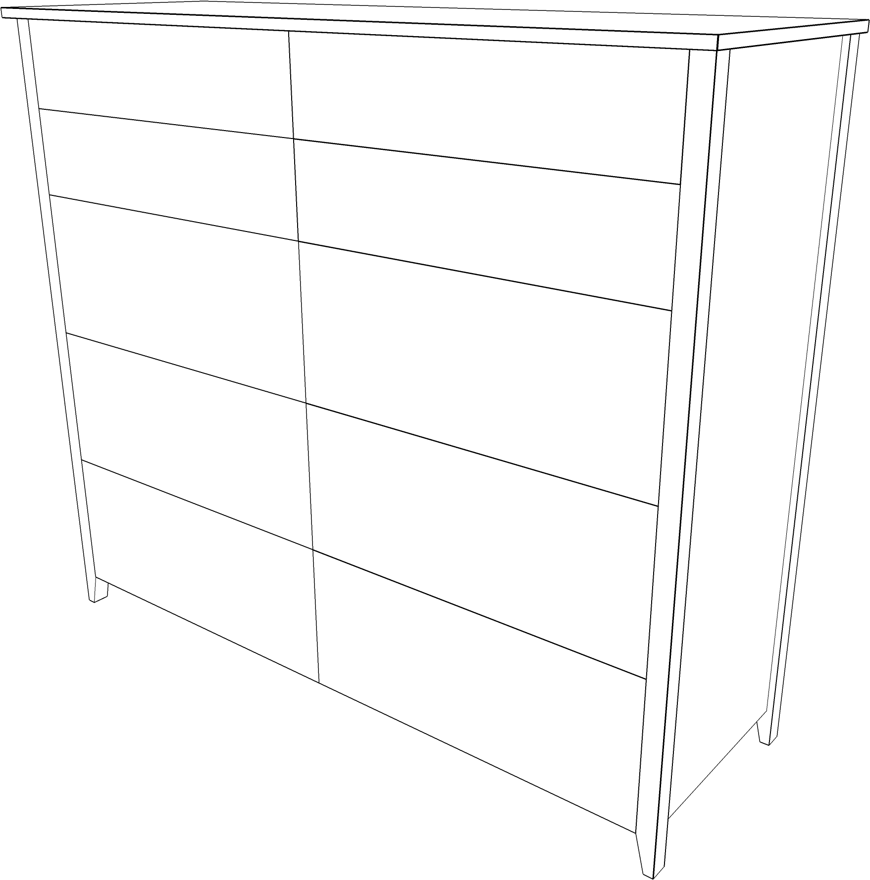 Specs - Chest Of Drawers (2000x2000), Png Download