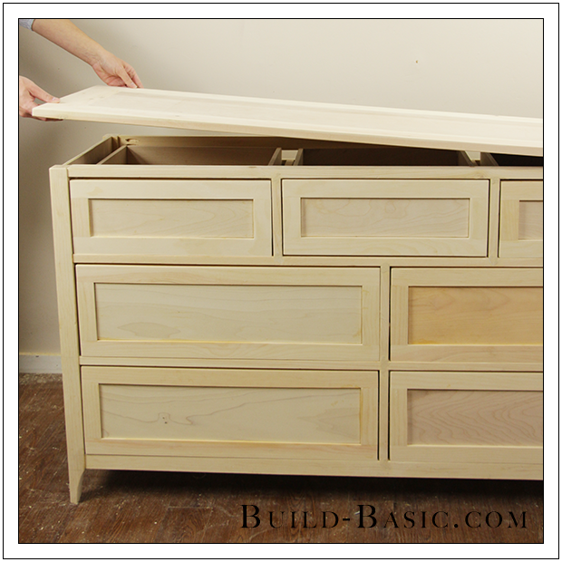 Build A Diy 7 Drawer Dresser By Build - Diy Dresser Plans (620x620), Png Download