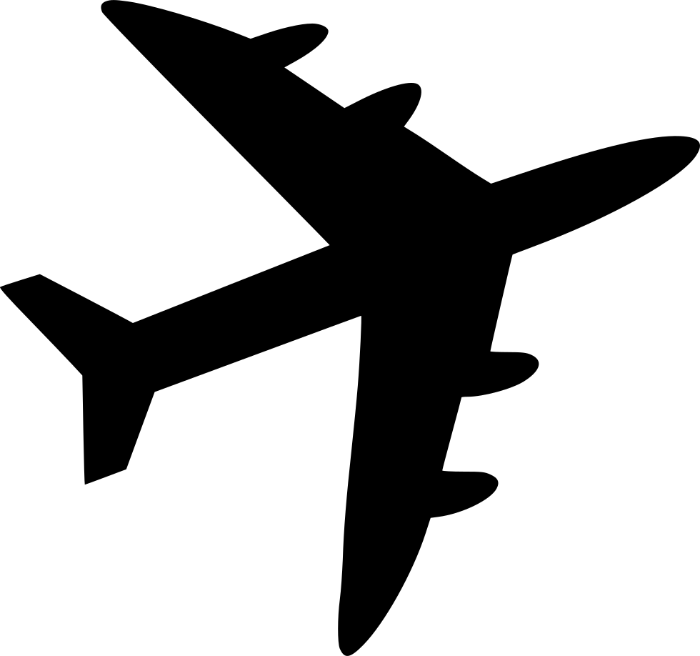 Png File Svg - Plane Png Vector Icon (980x918), Png Download