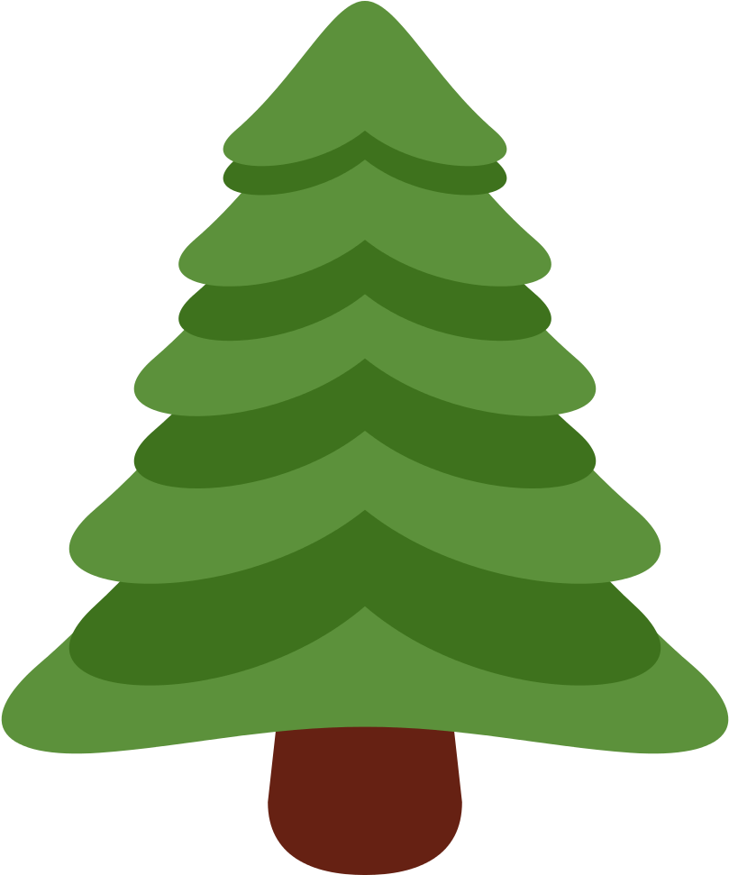More Evergreen Tree Emoji - Transparent Christmas Tree Emoji (1024x1024), Png Download