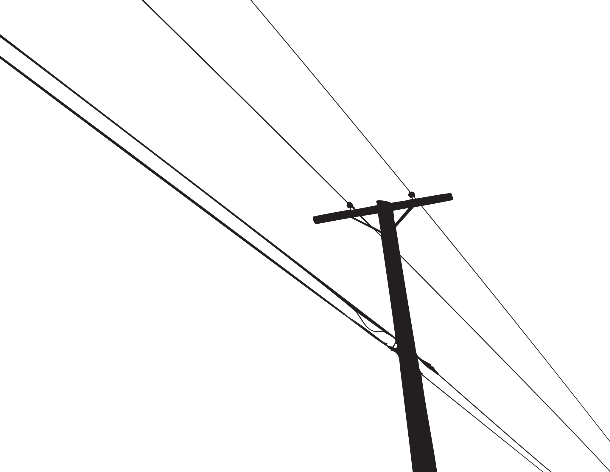 World-wide Mix - Overhead Power Line (2048x1583), Png Download