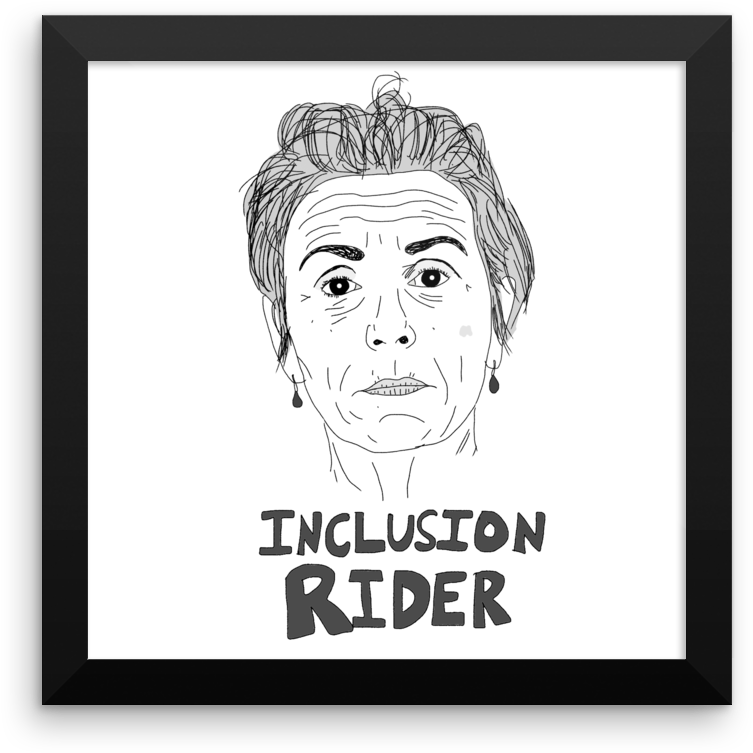 Image Of "inclusion Rider" Framed Limited Edition Print - Sketch (1000x1000), Png Download