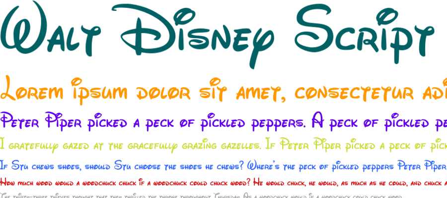 Walt Disney Logo Font Download - Disney (900x400), Png Download