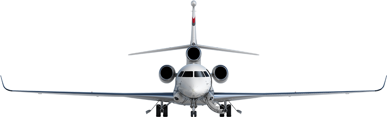 Dassault Falcon 7x Dimensions (1280x411), Png Download