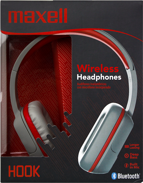 Maxell Hook Auriculares Bluetooth - Headphones (765x765), Png Download