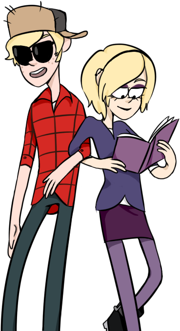 Homestuck Dave Strider Rose Lalonde My Art Gravity - Homestuck X Gravity Falls (500x700), Png Download