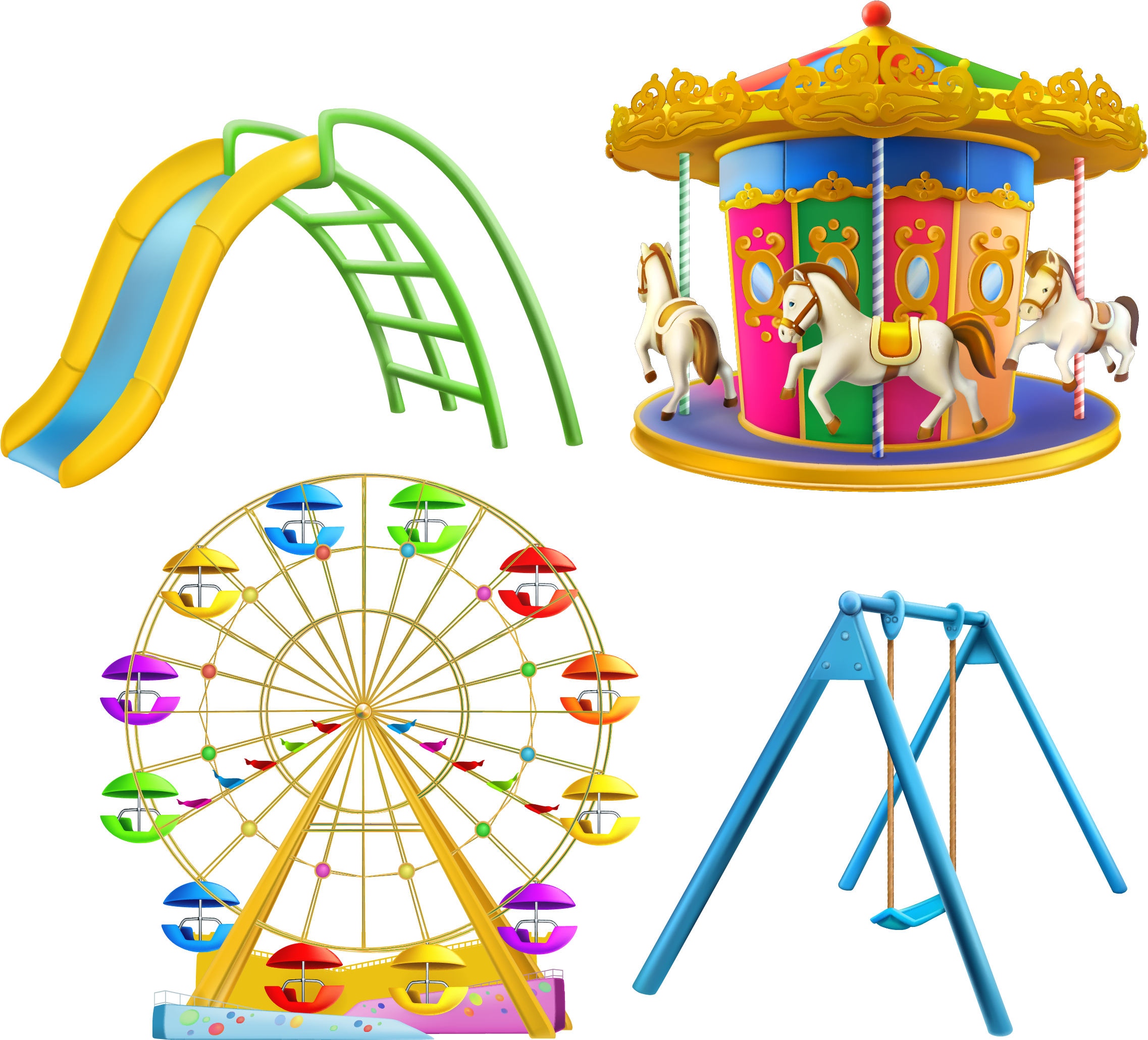 Carousel Stock Photography Royalty - Carousel Vector (2347x2197), Png Download