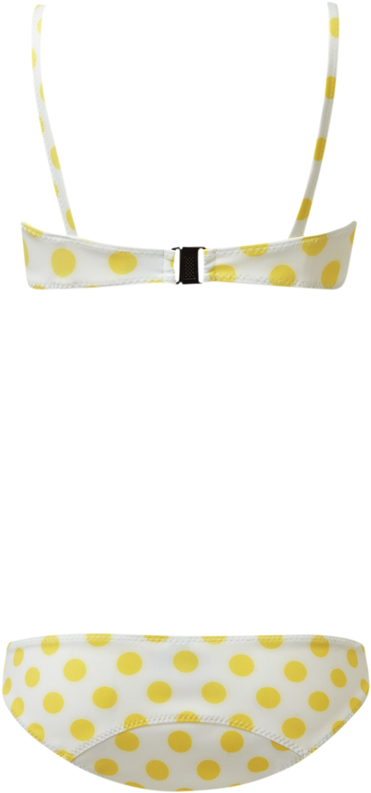 Genevieve Yellow Polka Dot Bonded Bikini - Polka Dot (1200x1740), Png Download