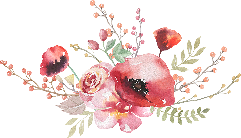 Boho Chic Photography Royalty Free Watercolor Flowers - 花卉 卡通 (1000x573), Png Download