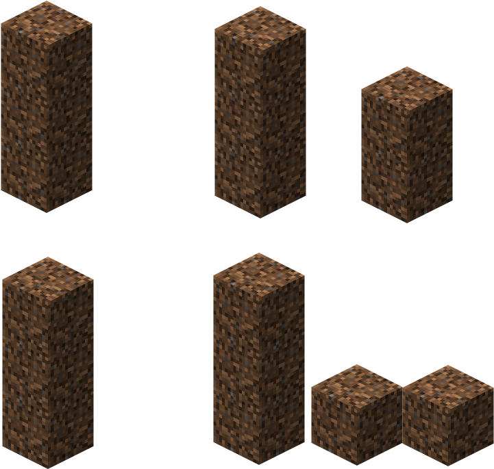 Image - Minecraft Dirt Block Loss (736x700), Png Download