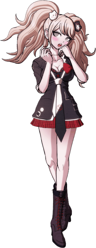 Junko Enoshima Sprites Transparent (379x981), Png Download