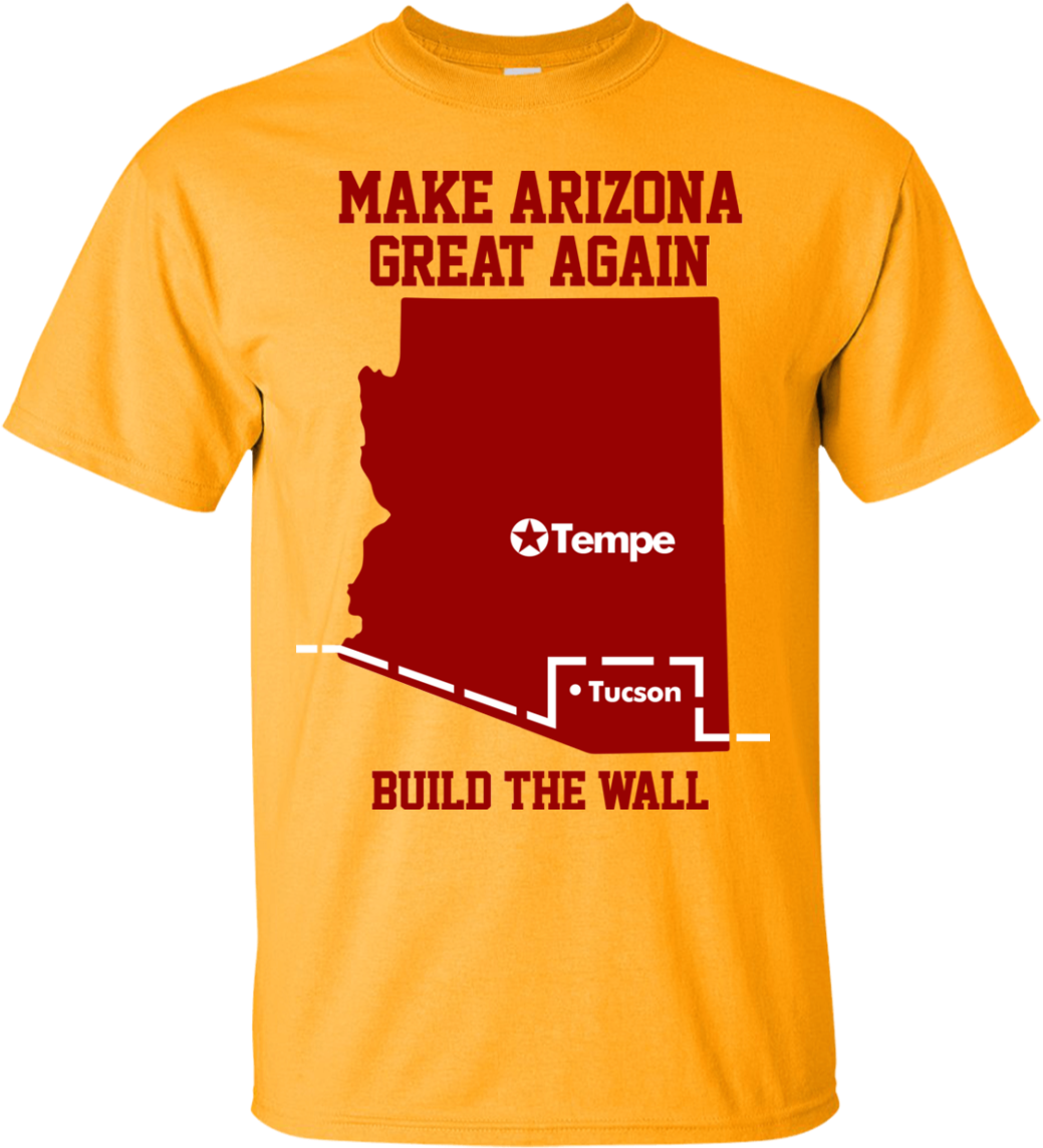 Make Arizona Great Again Asu Shirt, Hoodie, Tank Top (1155x1155), Png Download