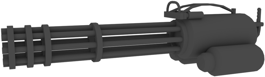 Minigun For Bloxverse's Minigame 👈🤠 - Assault Rifle (1200x675), Png Download