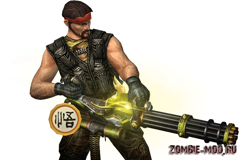 [cso] Zhu Bajie Minigun - 天 蓬 元帥 Cso (877x587), Png Download