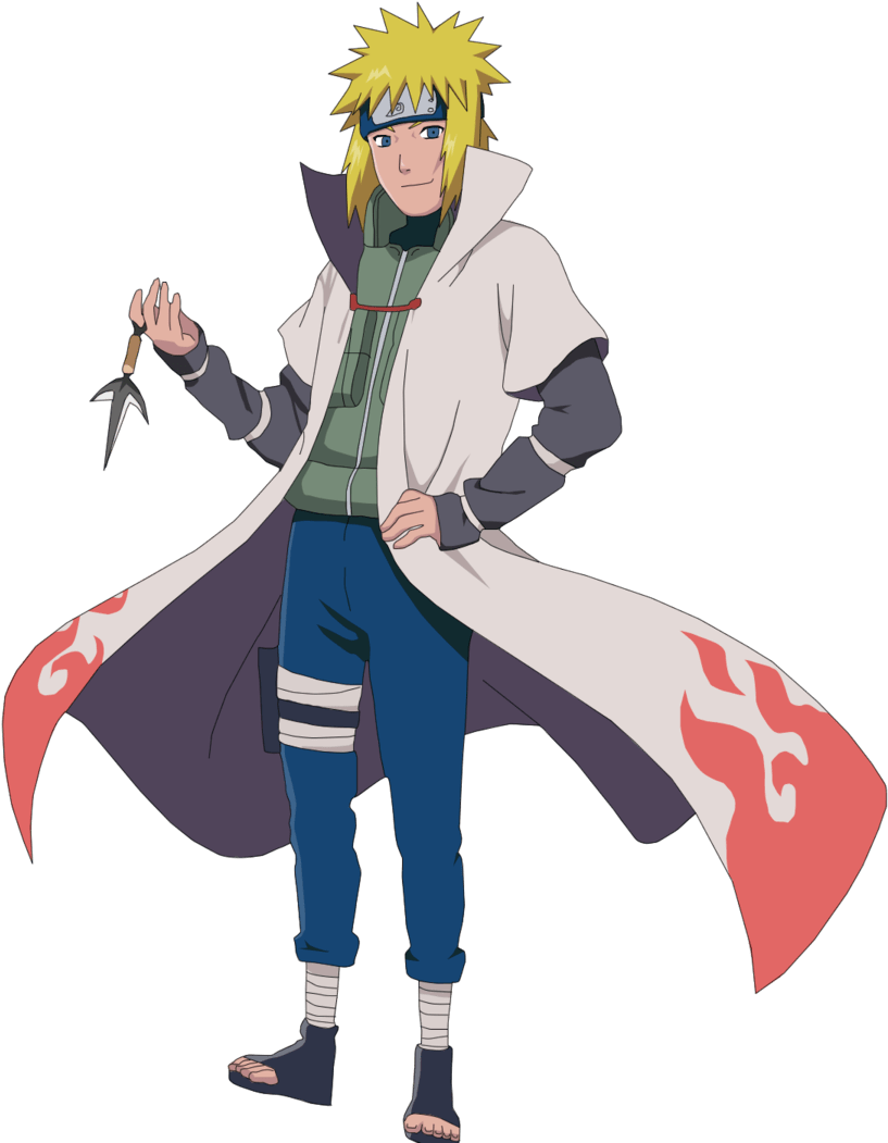 Naruto Minato Fourth Hokage - Minato Png (900x1200), Png Download