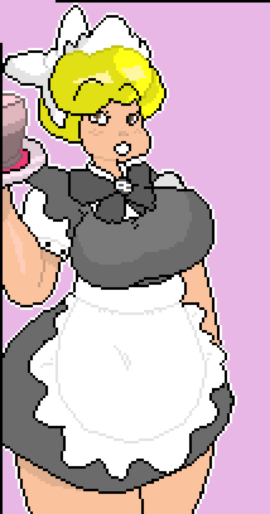 Maid - Anthro Maid (1070x2040), Png Download