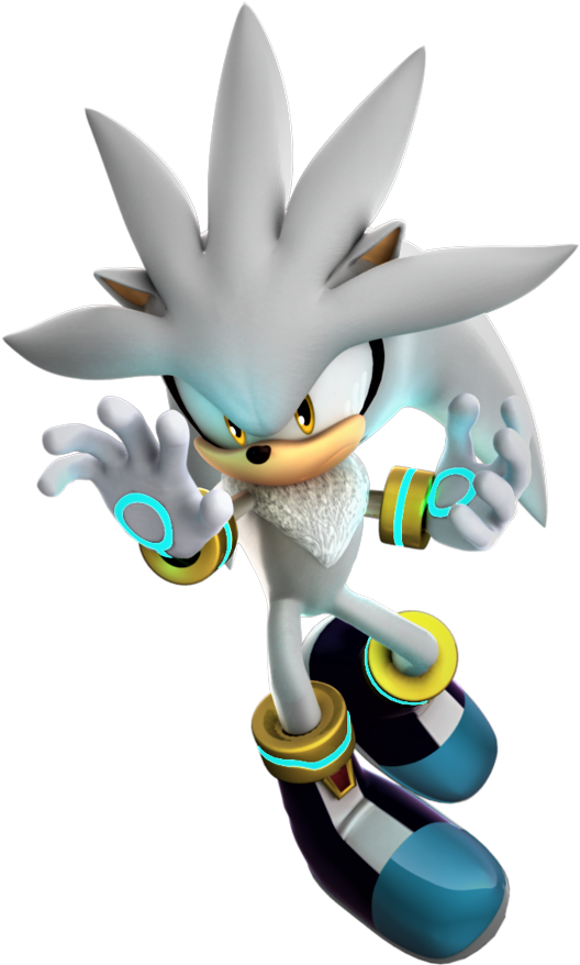 Base - Sonic Forces Silver (537x889), Png Download