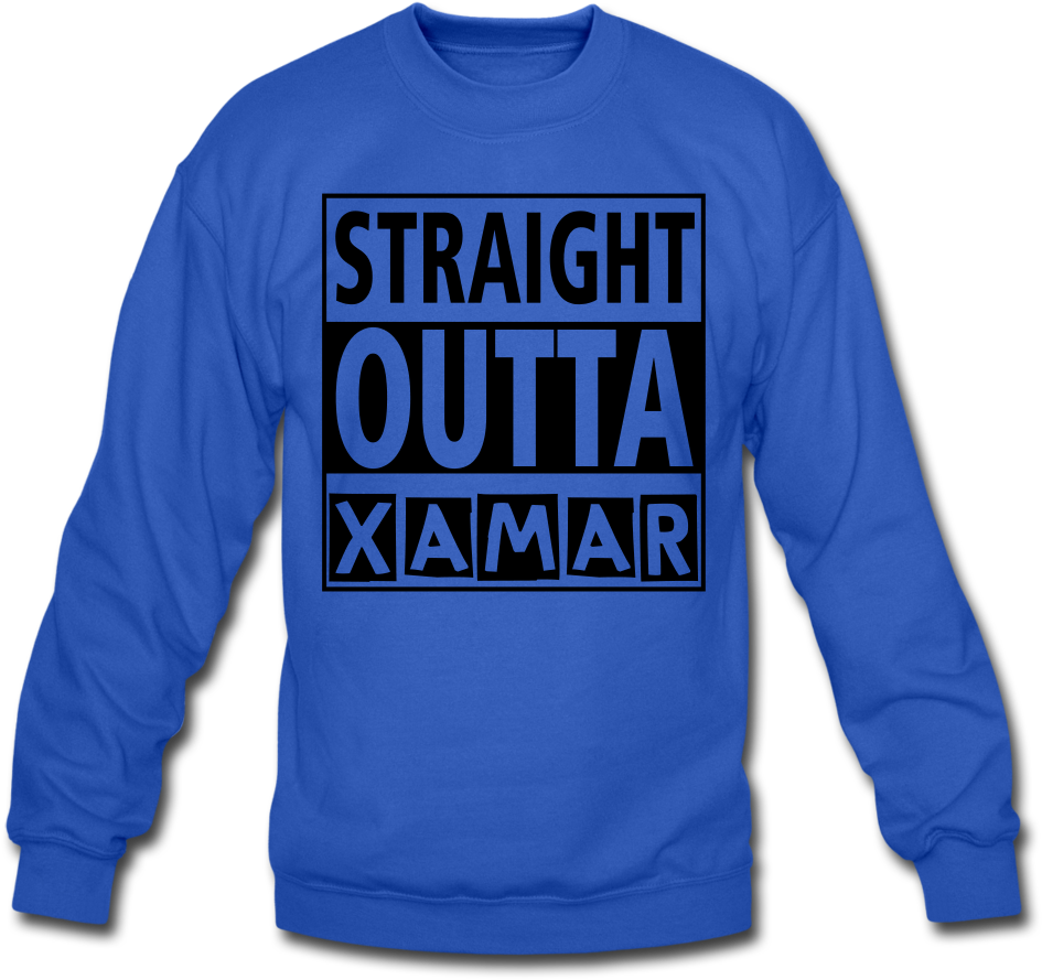 Straight Outta - Crew Neck (1000x1000), Png Download