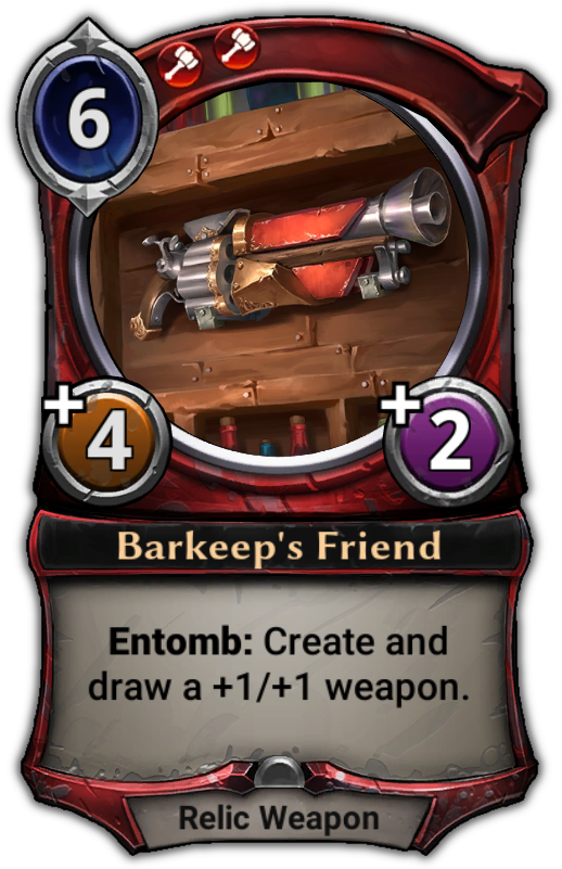 Barkeep's Friend - Eternal Card Game Ruin (529x801), Png Download