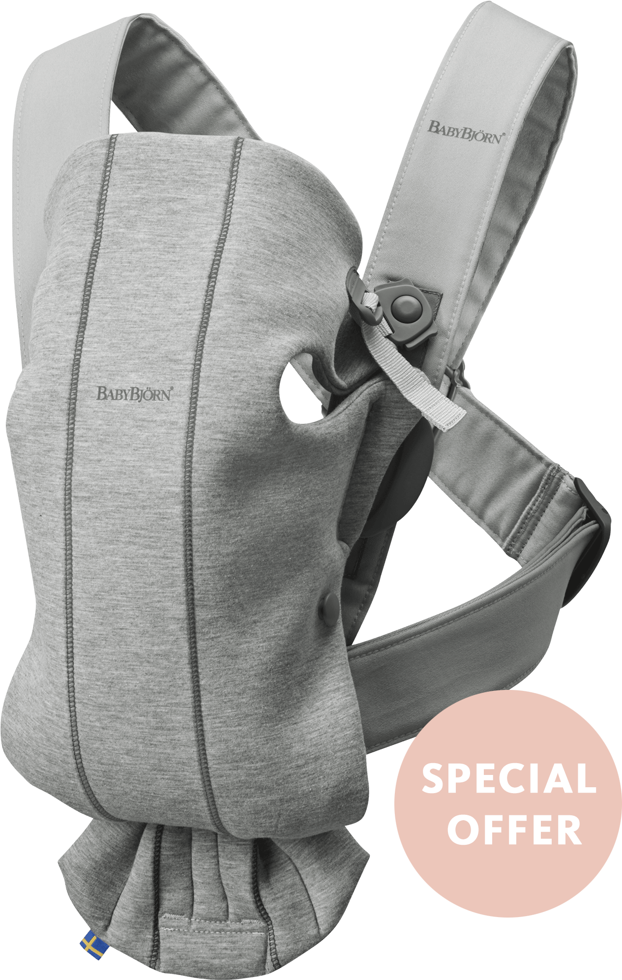 Baby Carrier Mini - Baby Bjorn Mini Baby Carrier (2676x1992), Png Download