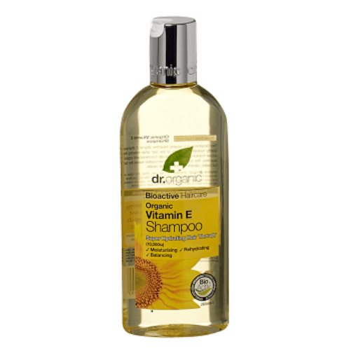 Organic Vitamin E Shampoo 265ml - Glass Bottle (900x500), Png Download