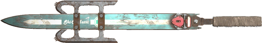 The Vault Fallout Wiki - Fallout 76 Ski Sword (1200x450), Png Download