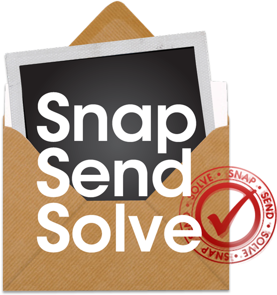 Snap Send Solve Logo - Snap Send Solve App (734x700), Png Download