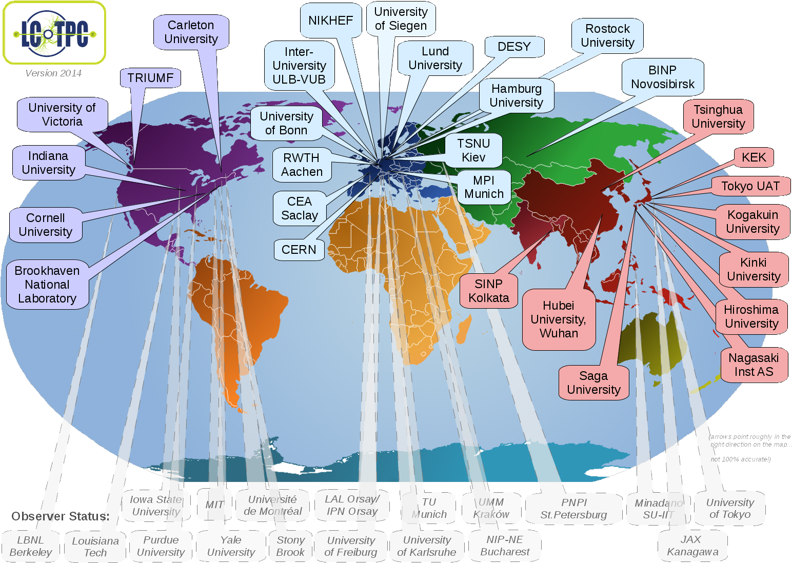 Synchrotron Around The World (1588x1123), Png Download