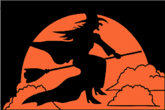 Halloween Witch Flag Polyester 3×5 - Witch Flag (600x600), Png Download