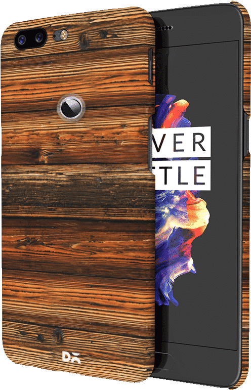 Dailyobjects Buena Madera Case Cover For Oneplus 5t - Smartphone (900x900), Png Download