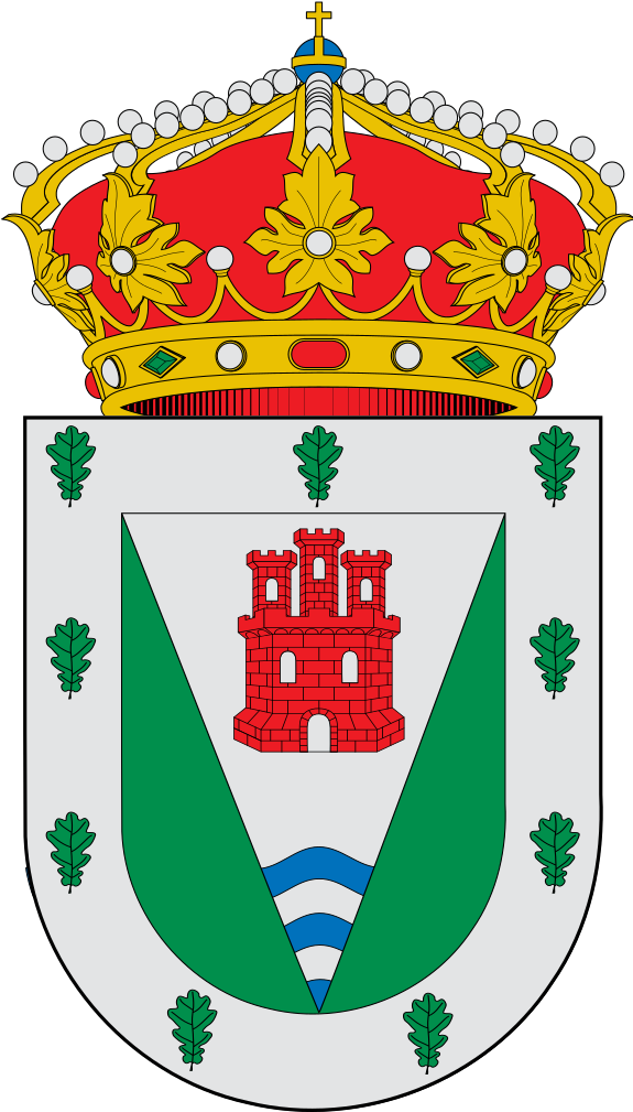 Escudo De Boca De Huérgano - Trigueros Del Valle Escudo (577x1023), Png Download
