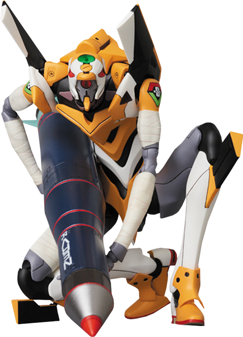 Medicom Toy Eva Unit-00 Action Figure - Mafex Evangelion (480x666), Png Download