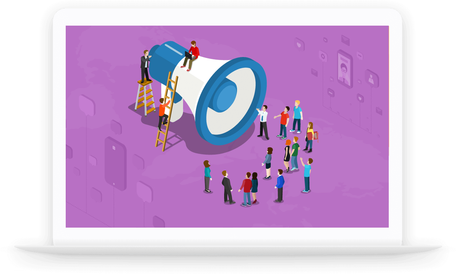 Social Media Marketing - Digital Talent (1500x913), Png Download