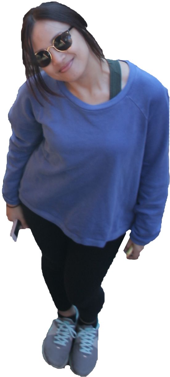 07 Looking Up - Girl (552x1218), Png Download