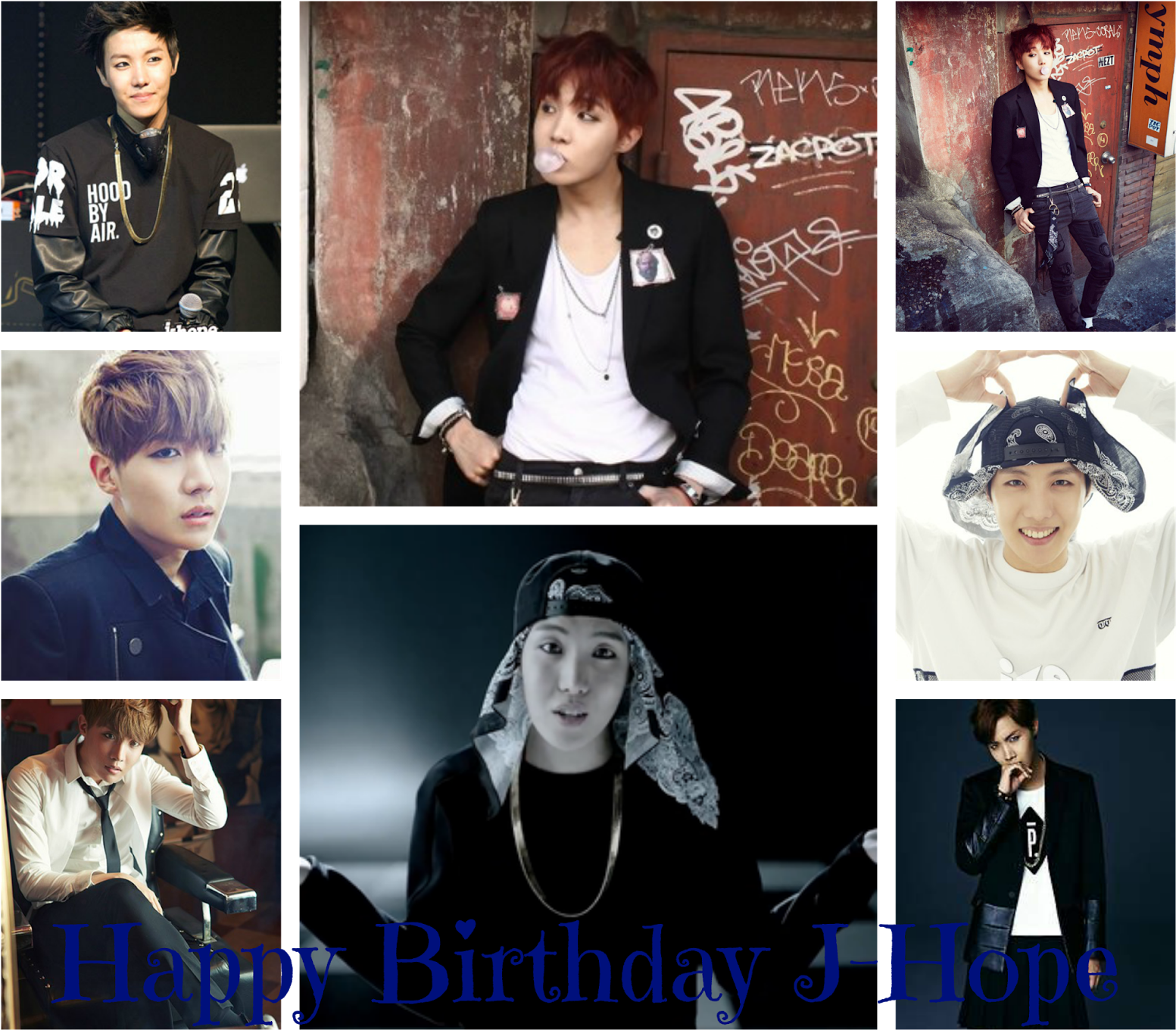 Happy Birthday J-hope - Collage (1600x1407), Png Download