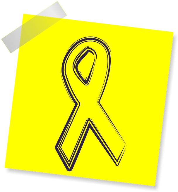Ribbon, Icon, Yellow Sticker, Note, Post Note - Sign (720x720), Png Download